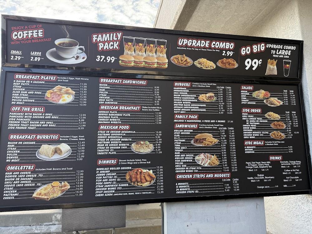 Tam's Burgers Menu image 1